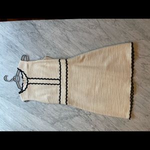 Kate Spade ♠️ Light Pink Dress with Black Trim Size 8